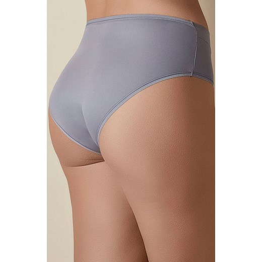 Figi damskie z wysokim stanem szare Roxana, Kolor szary, Rozmiar XL, Selene ze sklepu Primodo w kategorii Majtki damskie - zdjęcie 186813268