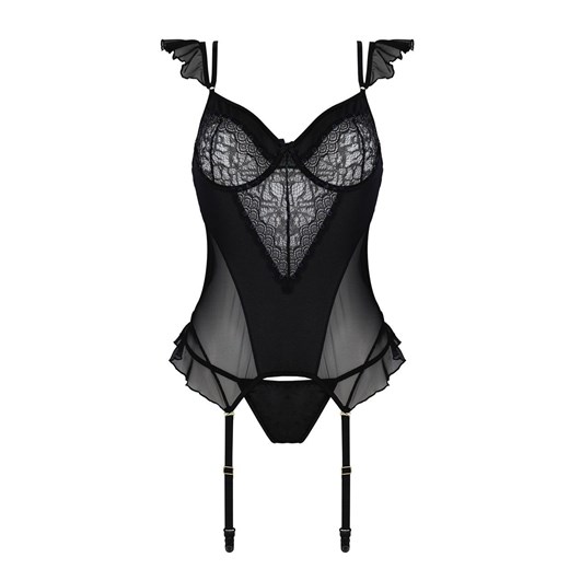 Zmysłowy czarny gorset Kitasana corset, Kolor czarny, Rozmiar L/XL, Casmir - id: 185645 - marki Casmir - 186813726 Zmysłowy czarny gorset Kitasana corset, Kolor czarny, Rozmiar L/XL, Casmir ze sklepu Intymna w kategorii Gorsety - zdjęcie 186813726