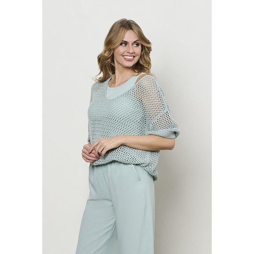 &amp;Co Woman Sweter &quot;Beki&quot; w kolorze błękitnym ze sklepu Limango Polska w kategorii Swetry damskie - zdjęcie 186814039