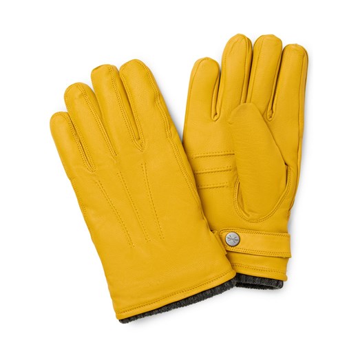 Pearlwood Męskie rękawiczki skórzane Mężczyźni skóra kukurydziany jednolity ze sklepu vangraaf w kategorii Rękawiczki męskie - zdjęcie 186815508