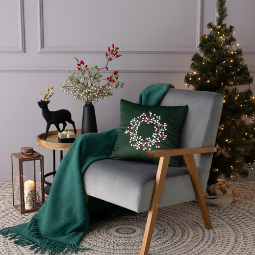 Poszewka na poduszkę Berry Wreath 43x43 cm Dekoria One Size dekoria.pl