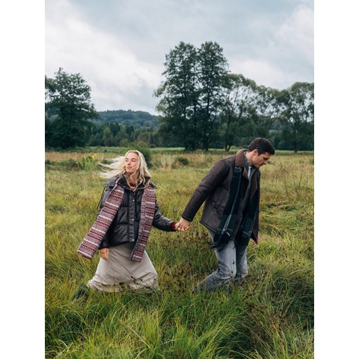 Reserved - Pikowana kurtka z kapturem - ciemnobrązowy ze sklepu Reserved w kategorii Kurtki damskie - zdjęcie 186816155