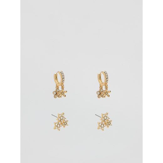 Reserved - Zestaw kolczyków - złoty - id: 576FD-GLD - marki Reserved - 186816499 Reserved - Zestaw kolczyków - złoty ze sklepu Reserved w kategorii Kolczyki - zdjęcie 186816499