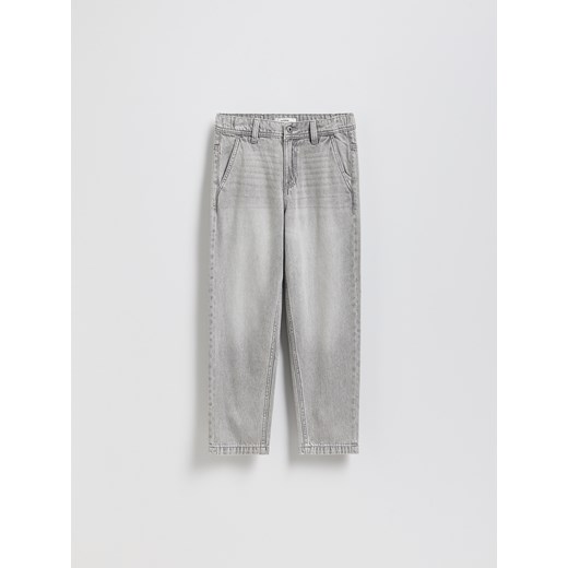 Reserved - Jeansy Carrot - jasnoszary Reserved 134 (8 lat) Reserved