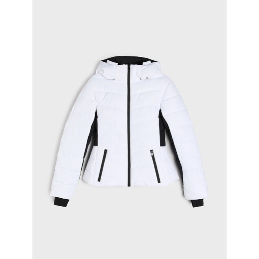 Sinsay - Kurtka puffer narciarska - biały Sinsay XL Sinsay