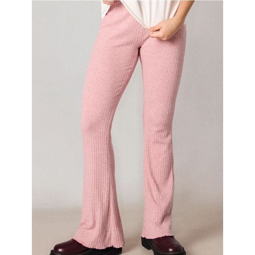 Sinsay - Spodnie dzwony - różowy ze sklepu Sinsay w kategorii Spodnie damskie - zdjęcie 186817897