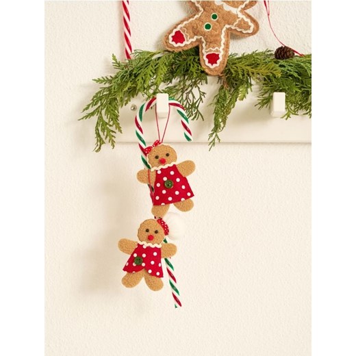 Sinsay - Dekoracje świąteczne 2 pack - czerwony ze sklepu Sinsay w kategorii Dekoracje bożonarodzeniowe - zdjęcie 186817956