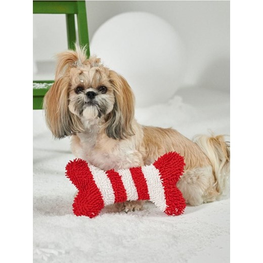 Sinsay - Świąteczna zabawka dla psa w kształcie kości - czerwony ze sklepu Sinsay w kategorii Dla zwierząt - zdjęcie 186817985