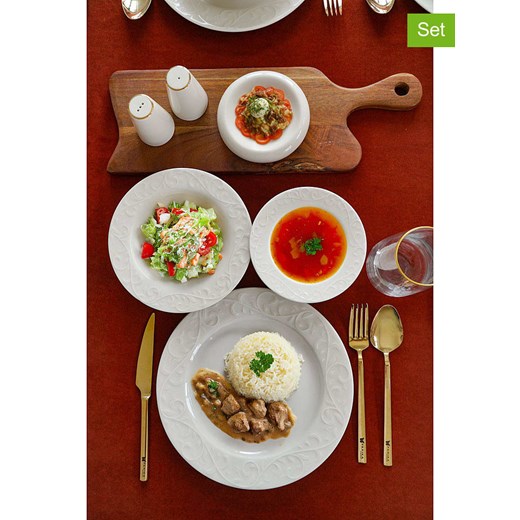 Hermia 18-częściowy zestaw w kolorze białym Hermia onesize promocja Limango Polska