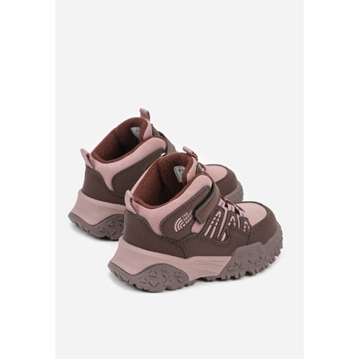 Różowe Ocieplone Botki Sportowe Stylizowane na Sneakersy Mevinadea 32 born2be.pl