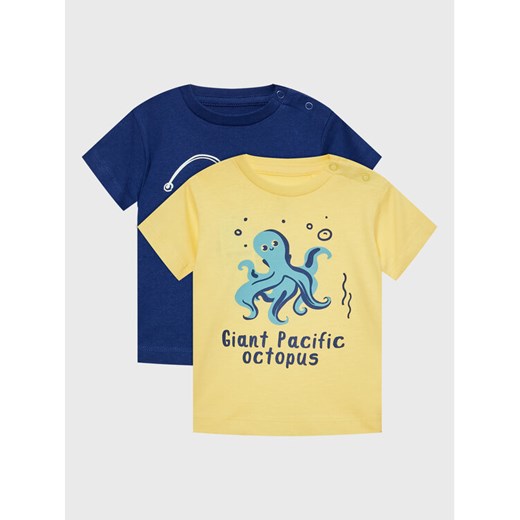 Zippy Komplet t-shirtów ZBBAP0303 23016 Kolorowy Regular Fit ze sklepu MODIVO w kategorii Koszulki niemowlęce - zdjęcie 186821817