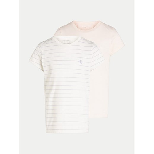 Calvin Klein Jeans Komplet t-shirtów IG0IG02867 Kolorowy Slim Fit ze sklepu MODIVO w kategorii Bluzki dziewczęce - zdjęcie 186821977