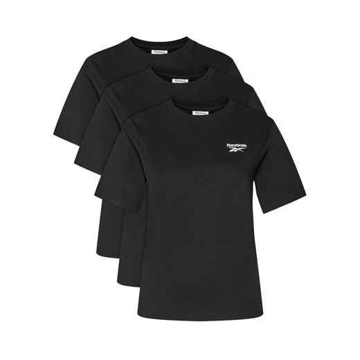Reebok Komplet t-shirtów RK25194CCW Czarny Regular Fit ze sklepu MODIVO w kategorii Bluzki damskie - zdjęcie 186822015