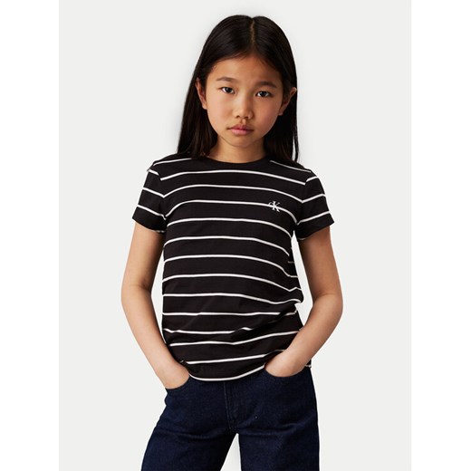 Calvin Klein Jeans Komplet t-shirtów IG0IG02741 Czarny Slim Fit ze sklepu MODIVO w kategorii Bluzki dziewczęce - zdjęcie 186822075