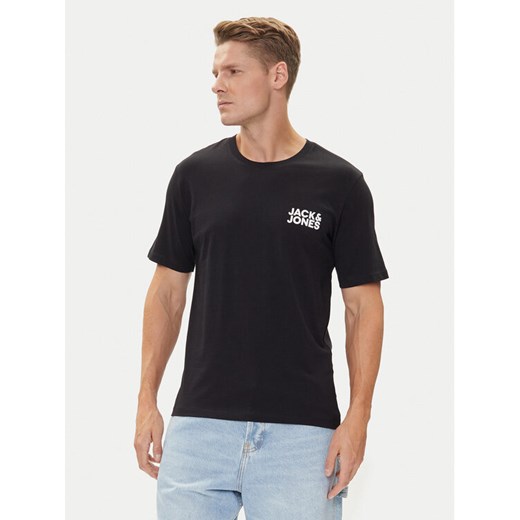 Jack & Jones Komplet t-shirtów Corp Logo 12191762 Czarny Slim Fit ze sklepu MODIVO w kategorii T-shirty męskie - zdjęcie 186822098