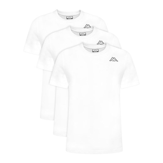 Kappa Komplet t-shirtów Logo Sylvo 322562W Biały Regular Fit ze sklepu MODIVO w kategorii T-shirty męskie - zdjęcie 186822109