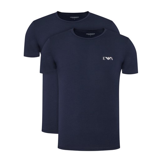 Emporio Armani Underwear Komplet t-shirtów EM001849 AF14131 MB143 Granatowy Fitted Fit ze sklepu MODIVO w kategorii T-shirty męskie - zdjęcie 186822128