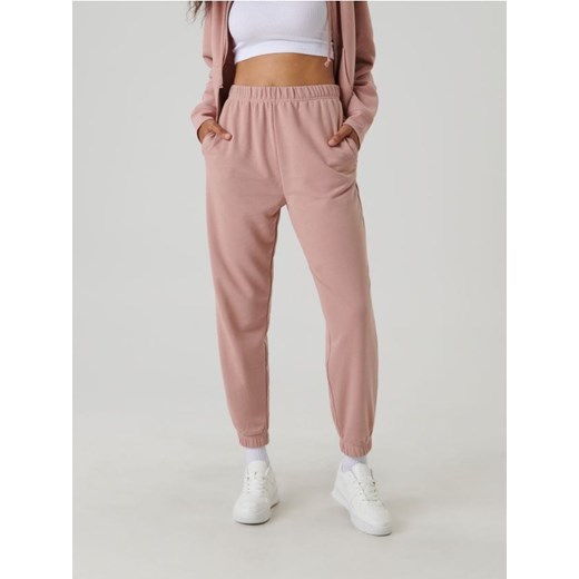 Sinsay - Spodnie dresowe jogger - różowy Sinsay XL Sinsay