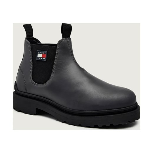 Tommy Jeans Skórzane sztyblety CHELSEA ze sklepu Gomez Fashion Store w kategorii Buty zimowe męskie - zdjęcie 186825878