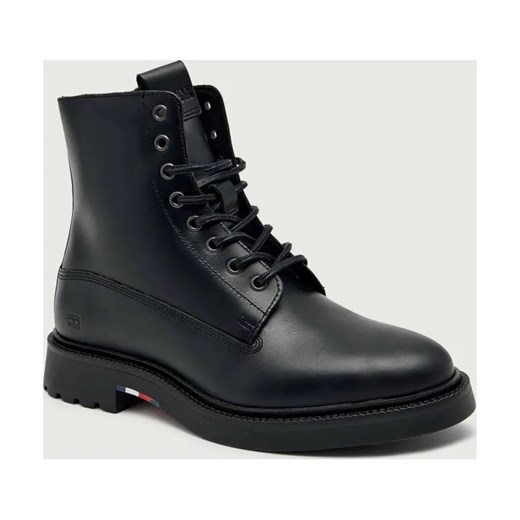 Tommy Hilfiger Skórzane buty wysokie - id: TH255M000162D12 - marki Tommy Hilfiger - 186825967 Tommy Hilfiger Skórzane buty wysokie ze sklepu Gomez Fashion Store w kategorii Buty zimowe męskie - zdjęcie 186825967