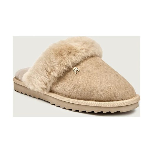 Tommy Hilfiger Obuwie domowe | shearling | zamsz | z dodatkiem wełny ze sklepu Gomez Fashion Store w kategorii Kapcie damskie - zdjęcie 186825979