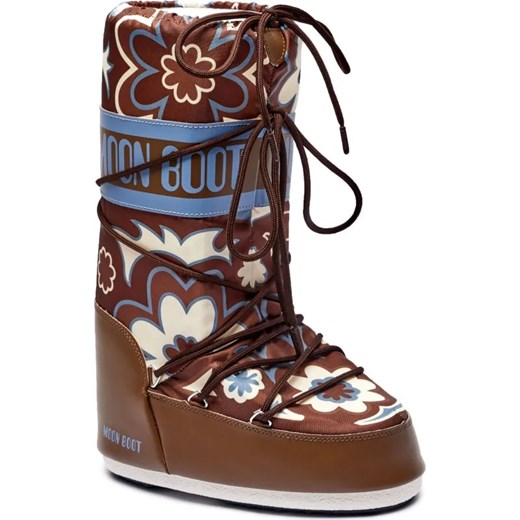 Moon Boot Ocieplane śniegowce ICON FLOWER ze sklepu Gomez Fashion Store w kategorii Śniegowce damskie - zdjęcie 186826036