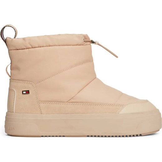 Tommy Hilfiger Śniegowce Flag Nylon Mini Snowboot | z dodatkiem skóry ze sklepu Gomez Fashion Store w kategorii Śniegowce damskie - zdjęcie 186826055