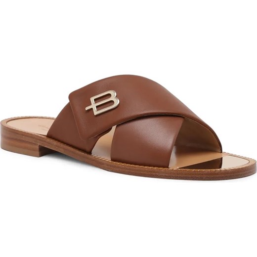 Baldinini Skórzane klapki ze sklepu Gomez Fashion Store w kategorii Klapki damskie - zdjęcie 186826089