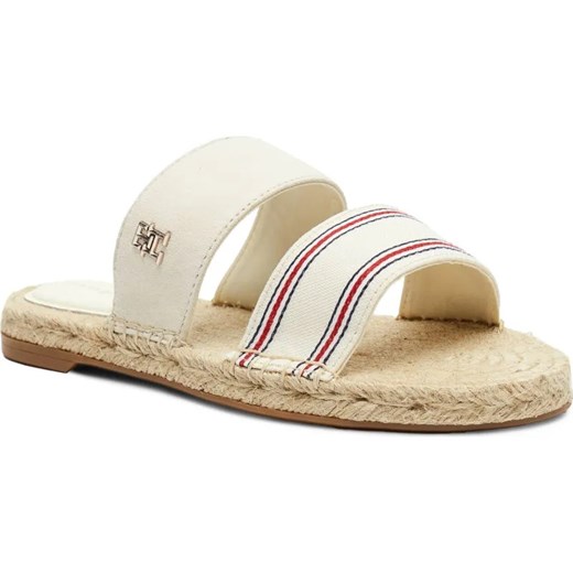 Tommy Hilfiger Klapki | z dodatkiem skóry ze sklepu Gomez Fashion Store w kategorii Klapki damskie - zdjęcie 186826125