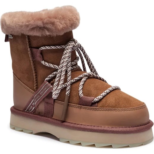 EMU Australia Skórzane śniegowce Blurred | z dodatkiem wełny ze sklepu Gomez Fashion Store w kategorii Śniegowce damskie - zdjęcie 186826129