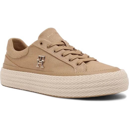 Tommy Hilfiger Lniane trampki VULC ze sklepu Gomez Fashion Store w kategorii Buty sportowe damskie - zdjęcie 186826185