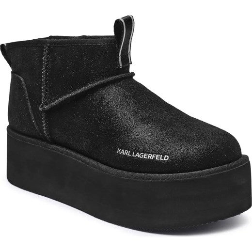 Karl Lagerfeld Skórzane śniegowce THERMO ze sklepu Gomez Fashion Store w kategorii Śniegowce damskie - zdjęcie 186826276