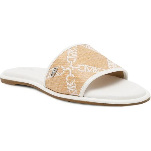 Michael Kors Klapki SAYLOR | z dodatkiem skóry ze sklepu Gomez Fashion Store w kategorii Klapki damskie - zdjęcie 186826305