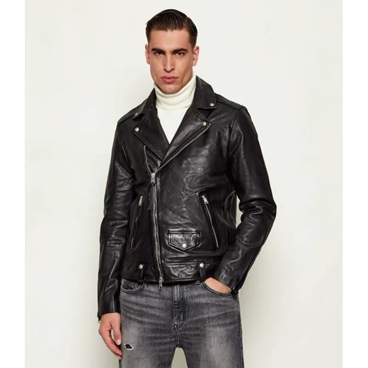 All Saints Skórzana kurtka MILO | Regular Fit ze sklepu Gomez Fashion Store w kategorii Kurtki męskie - zdjęcie 186826309