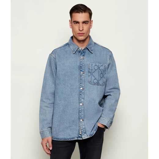 Calvin Klein Jeans Jeansowa koszula 90S | Oversize fit ze sklepu Gomez Fashion Store w kategorii Koszule męskie - zdjęcie 186826346