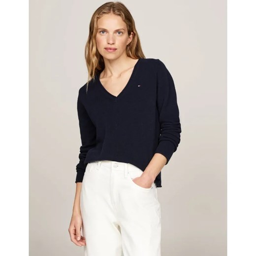 Tommy Hilfiger Wełniany sweter | Regular Fit ze sklepu Gomez Fashion Store w kategorii Swetry damskie - zdjęcie 186826358