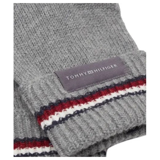 Tommy Hilfiger Rękawiczki CORPORATE KNIT | z dodatkiem wełny Tommy Hilfiger OS okazja Gomez Fashion Store
