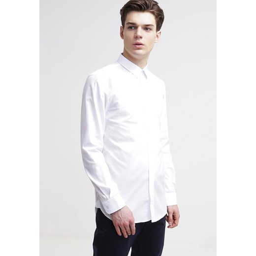 Esprit Collection SLIM FIT Koszula white zalando  długie