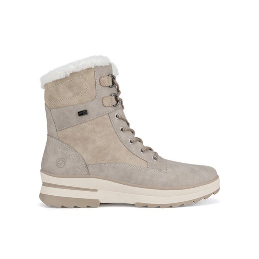 Trzewiki Remonte D2B73-40 Beżowy ze sklepu eobuwie.pl w kategorii Botki - zdjęcie 187041318