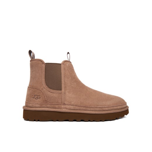 Śniegowce Ugg M Neumel Chelsea 1121644 Beżowy ze sklepu eobuwie.pl w kategorii Buty zimowe męskie - zdjęcie 187041349