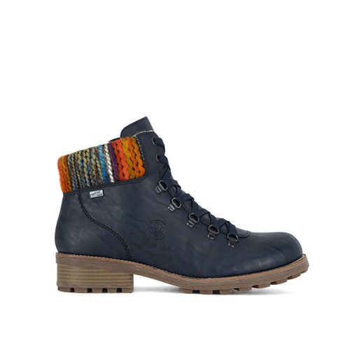 Trzewiki Rieker Z0445-14 Niebieski ze sklepu eobuwie.pl w kategorii Botki - zdjęcie 187041356