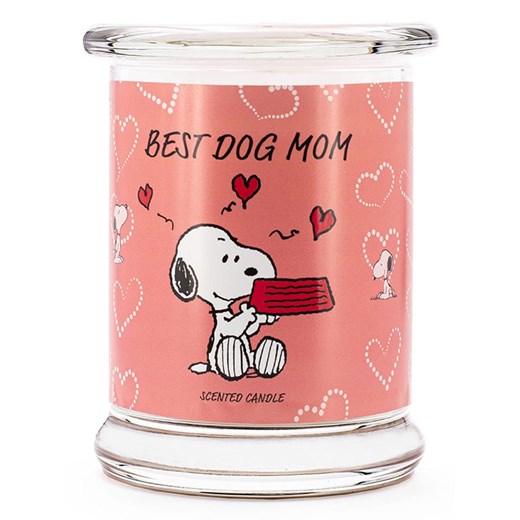 Peanuts Świeca zapachowa &quot;&apos;Peanuts Best Dog Mom&apos;&apos; - 250 g ze sklepu Limango Polska w kategorii Świece i dyfuzory - zdjęcie 187043056