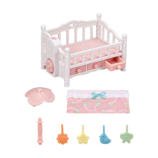 Sylvanian Families Akcesoria dla lalek "Baby cot with mobile" - 3+ - id: 16790090 - marki Sylvanian Families - 187043069 Sylvanian Families Akcesoria dla lalek "Baby cot with mobile" - 3+ ze sklepu Limango Polska w kategorii Zabawki - zdjęcie 187043069