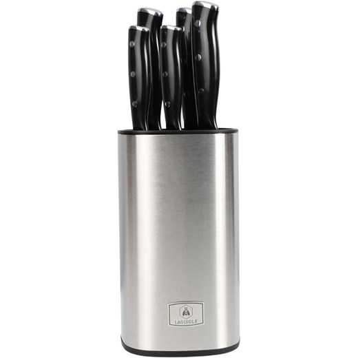Laguiole 6-częściowy zestaw &quot;Gleam&quot; w kolorze srebrno-czarnym Laguiole onesize Limango Polska promocja