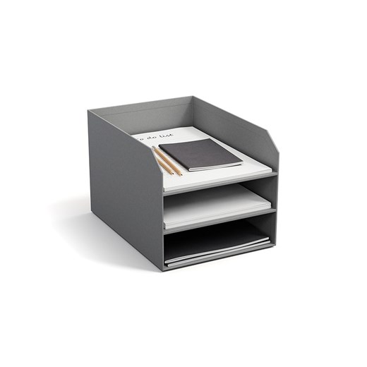 BigsoBox Organizer &quot;Trey&quot; w kolorze szarym na dokumenty - DIN A4 Bigsobox onesize wyprzedaż Limango Polska