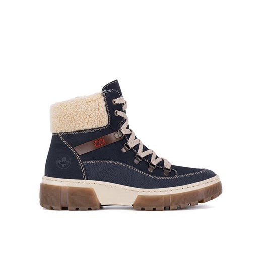 Trzewiki Rieker X8638-14 Niebieski ze sklepu eobuwie.pl w kategorii Botki - zdjęcie 187044428