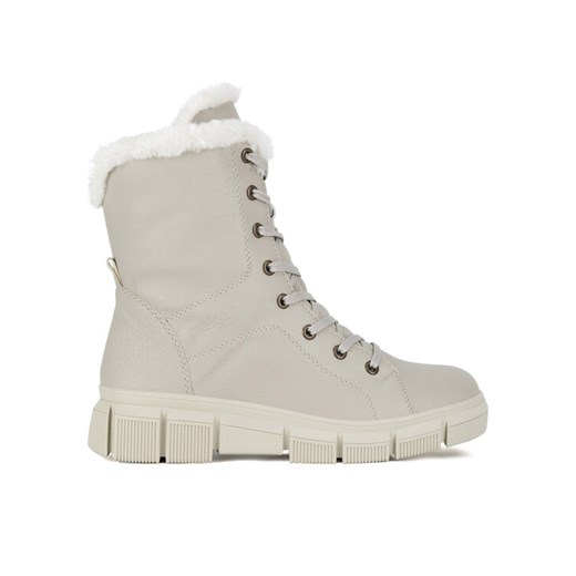 Trzewiki Rieker X3402-60 Beżowy ze sklepu eobuwie.pl w kategorii Botki - zdjęcie 187044429