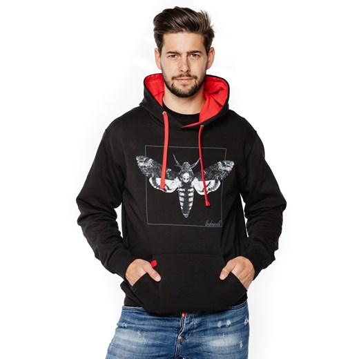 Bluza kangurka UNDERWORLD unisex Night Butterfly ze sklepu morillo w kategorii Bluzy męskie - zdjęcie 187045075