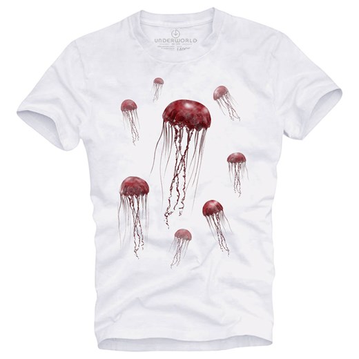 T-shirt męski UNDERWORLD Jellyfish ze sklepu morillo w kategorii T-shirty męskie - zdjęcie 187045265
