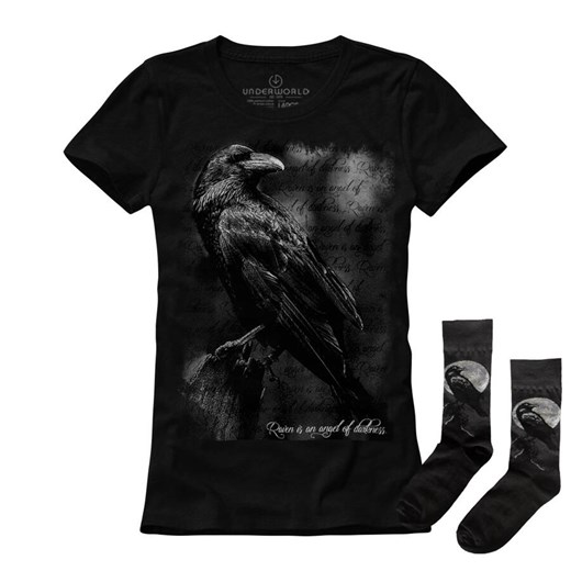 Zestaw damska koszulka i skarpety Underworld Raven ze sklepu morillo w kategorii T-shirty męskie - zdjęcie 187045548